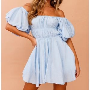 Sage and Paige size large blue dress